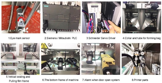 VFFS Automatic Chips Potato Snacks Packing Pillow Bag Packing Machine