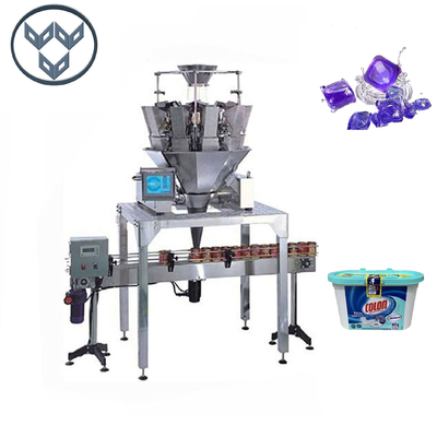 Automatically Laundry Pods Counting Can Box Filling Packaging Machine