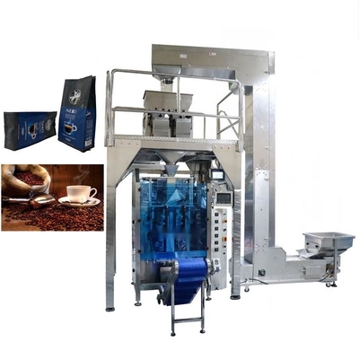 High quality automatic coffee bean gusseted side seal bag sealing pouch packing machine