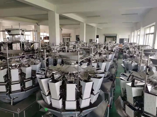 Automatic 10 Head Sheet Food Weighing and Packing Machine Multihead Combination Weigher