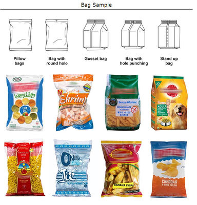 Nitrogen Snack 3KW Vertical Form Fill Seal Packaging Machine