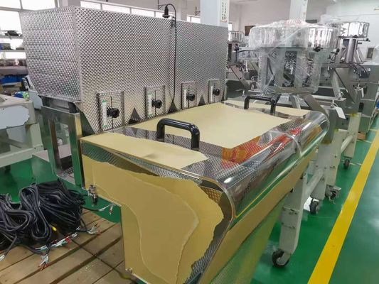 4 Head Linear Weigher 300g 500g 1000g 2000g Weighing For Rice Bean