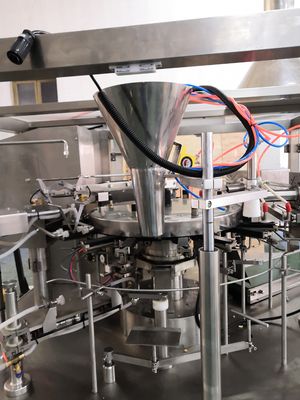 Rotary Premade Bag Biltong Packing Machine With Zipper 50 Bags/Min