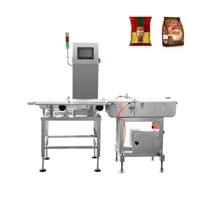 Zero Tracking Online Check Weigher Machine For Food Package 140pcs/Min