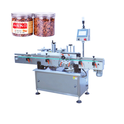 35-40bottles/Min Automatic Sticker Labeling Machine For Plastic Round Bottle