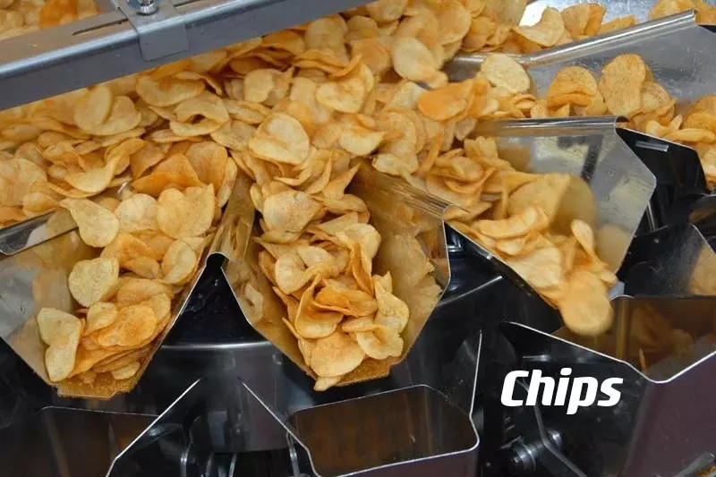 Automatic 10 Head Sheet Food Weighing and Packing Machine Multihead Combination Weigher